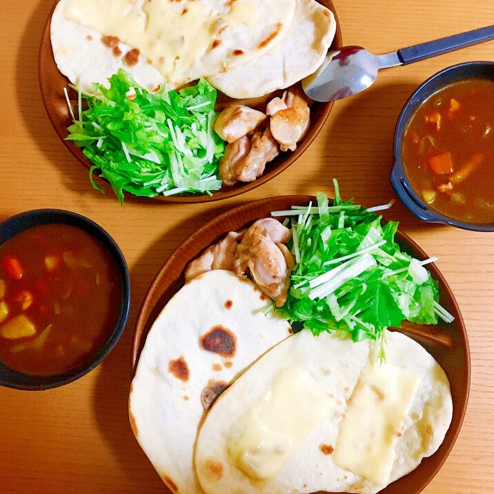 家で本格ナン！カレーと相性◎　簡単☆節約